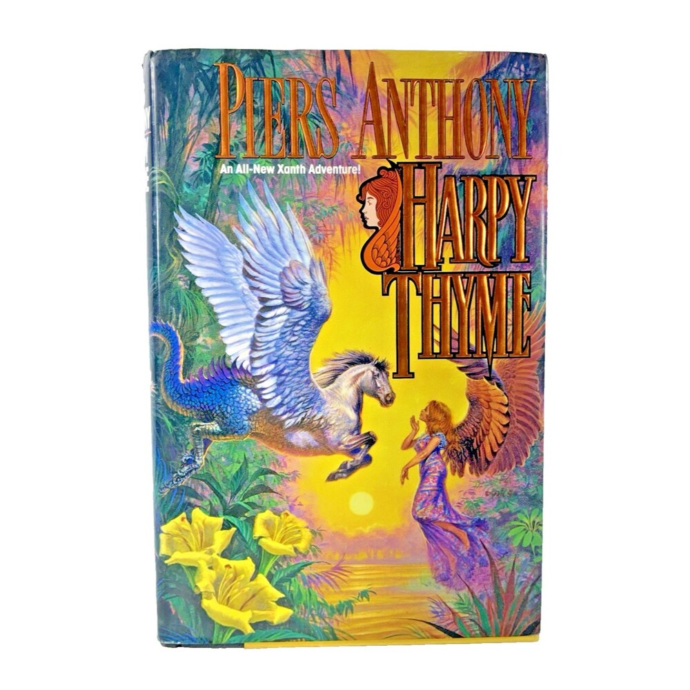 Harpy Thyme by Piers Anthony Vintage 1993 Tor First Edition Hardback